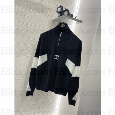 chanel coco neige black sweater 2024