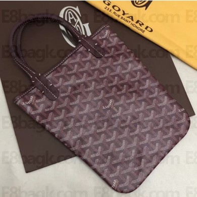 Goyard Poitiers Tote Bag Burgundy 2018