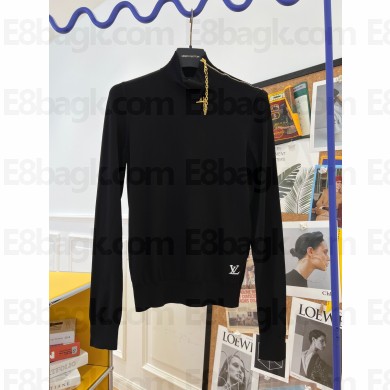 Louis Vuitton black turtleneck pullover 2023