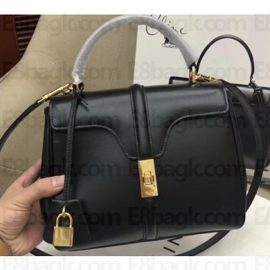Celine Calfskin Small 16 Bag black 188003/188004 2019