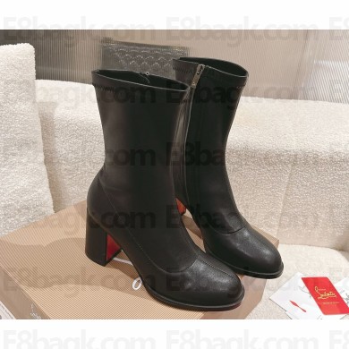 Christian Louboutin Stretchadoxa 70mm calfskin Boots black 1115-2024
