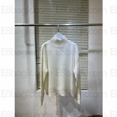 LORO PIANA PARKSVILLE CASHMERE SWEATER WHITE 2024
