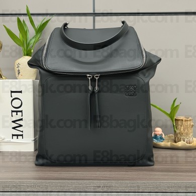 LOEWE GOYA backpack in shiny supple calfskin BLACK 2024
