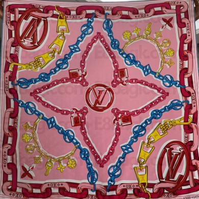 louis vuitton Bejeweled Square 90 pink m77656