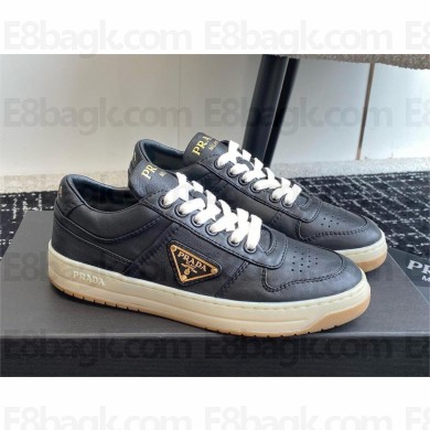 Prada Downtown nappa leather sneakers black 2024