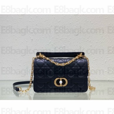 dior small Jolie Top Handle Bag in Latte Cannage Calfskin black 2024