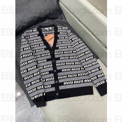 miu miu Wool cardigan black 2023