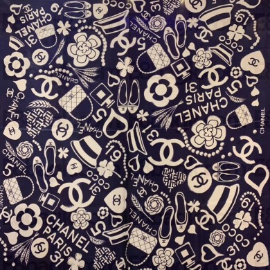 Chanel Square silk Scarf 90x90cm 03 2019