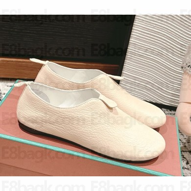 Loro Piana Floaty Flat in Frosted calf leather 1104-03-2024