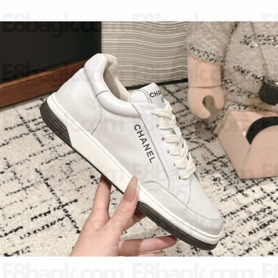 Chanel women/men Trainers Printed Calfskin sneakers 1104-01 2024