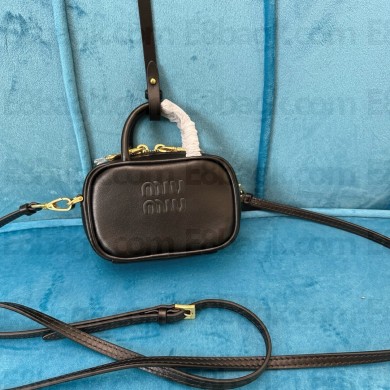 Miu Miu Mini Softy Bag 5NR020 BLACK 2024