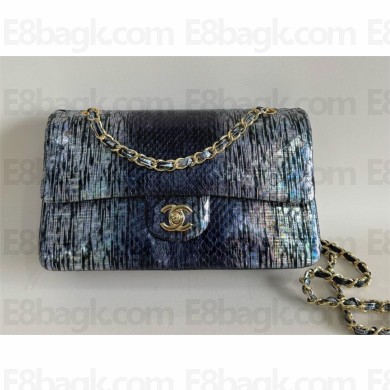 Chanel Python Medium Classic flap bag 1112 31 2024