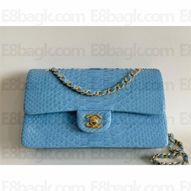 Chanel Python Medium Classic flap bag 1112 33 2024