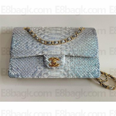 Chanel Python Medium Classic flap bag 1112 23 2024