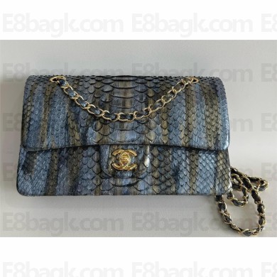 Chanel Python Medium Classic flap bag 1112 28 2024