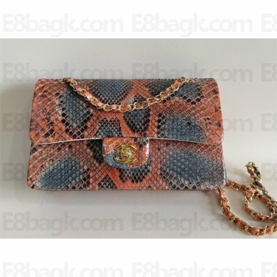 Chanel Python Medium Classic flap bag 1112 29 2024