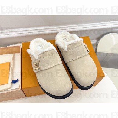 Louis Vuitton LV Cosy Flat Comfort Clog Natural 2023