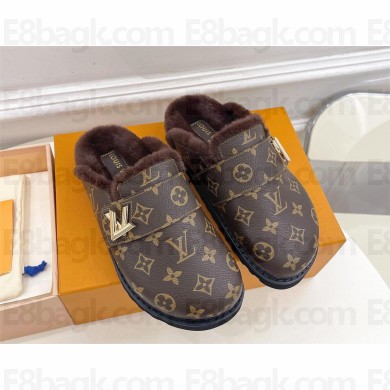 Louis Vuitton LV Cosy Flat Comfort Clog monogram canvas 2023