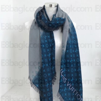 louis vuitton Gradient cashmere scarf green 2019