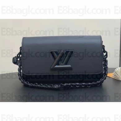 Louis vuitton Twist West Epi grained cowhide leather shoulder bag black M25336 2024
