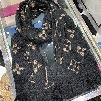 louis vuitton MONOGRAM GIANT JUNGLE LOGOMANIA SCARF M75885