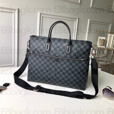 LOUIS VUITTON Damier Graphite canvas Porte-Documents Jour BAG N41564
