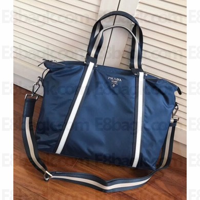 Prada Nylon Tote Bag VA2096 Blue 2018