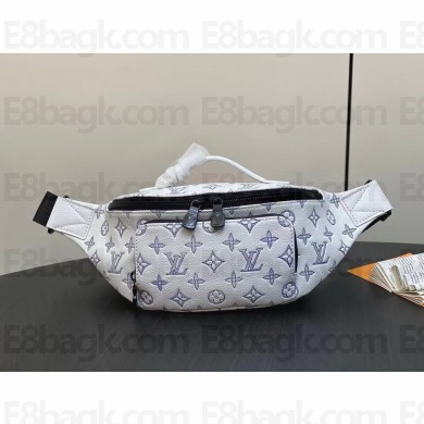 LOUIS VUITTON Monogram Shadow embossed calf leather Rush Bumbag M25227 2025