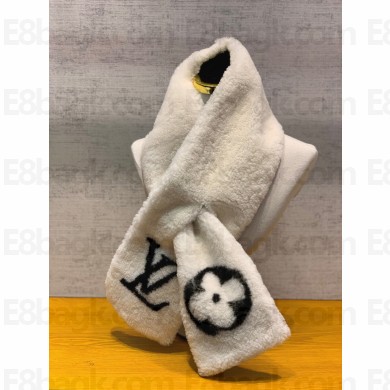 LOUIS VUITTON Shearling Tuffetage Scarf m77054