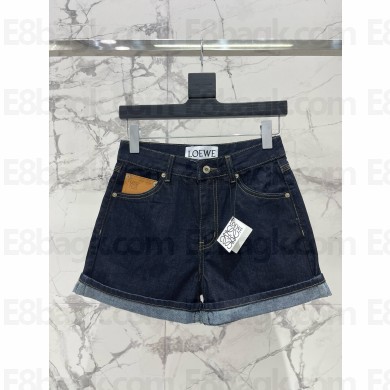 loewe Turn-up shorts in denim 2024