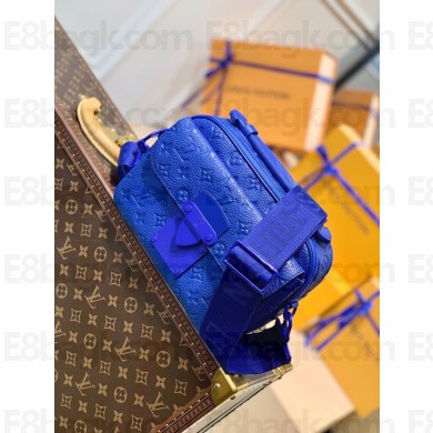 louis vuitton S Lock S Lock Messenger bag m58488 blue