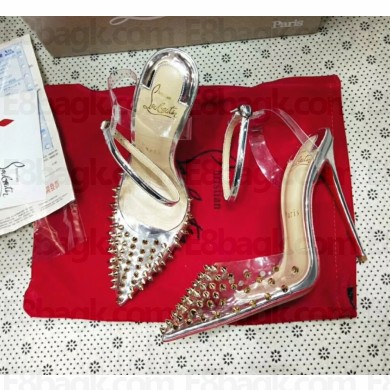 Christian Louboutin Spikoo Light Gold PVC pumps