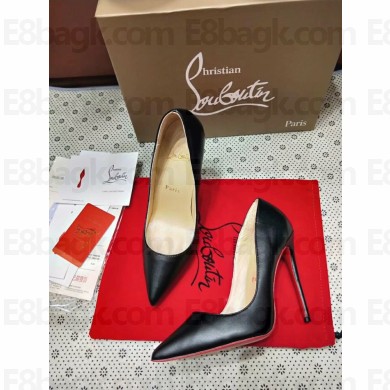 Christian Louboutin Black So Kate Patent Red Sole lambskin Pumps