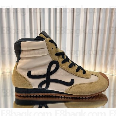 Loewe Sneakers Flow Runner High-Top Sneakers Nylon & Suede Leather 08-2024