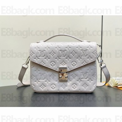 Louis Vuitton Pochette Metis Monogram Empreinte Leather Bag M13481 BRUME 2025