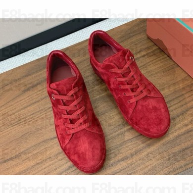 Loro Piana women's suede leather sneakers 1105-10-2024