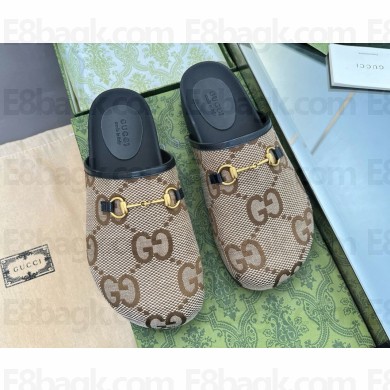 Gucci Women's/men's Maxi GG Slippers canvas 04 2024