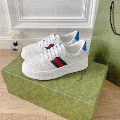 Gucci sneaker with Web 670415 white 2021