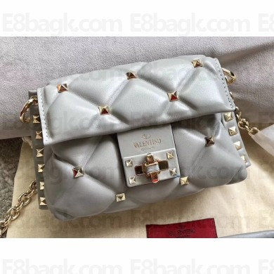 Valentino Candystud Mini Crossbody Bag 0720 Gray
