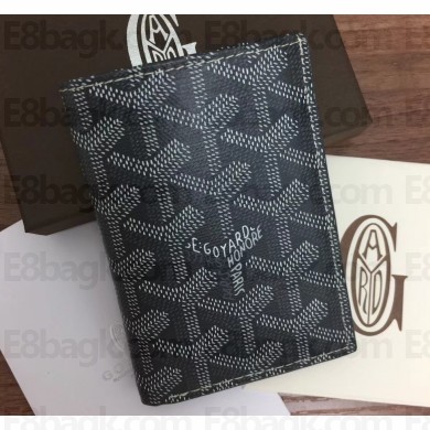 Goyard Saint Pierre Card Holder Wallet Gray