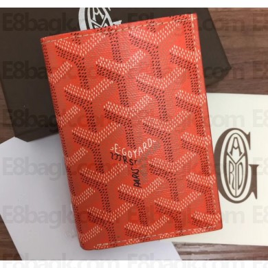 Goyard Saint Pierre Card Holder Wallet Orange