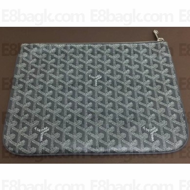 Goyard Senat MM Pouch Clutch Bag Gray