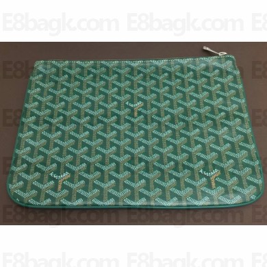 Goyard Senat MM Pouch Clutch Bag Green