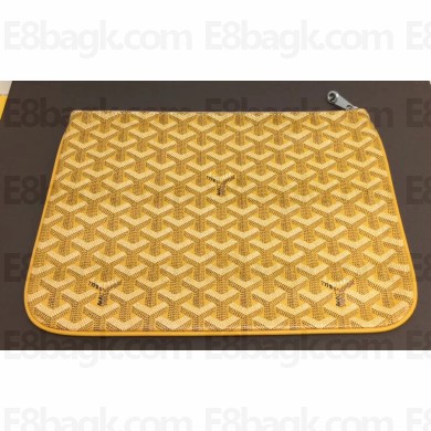 Goyard Senat MM Pouch Clutch Bag Yellow