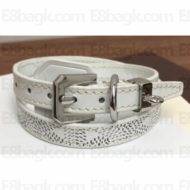 Goyard Edmond Double Bracelet White