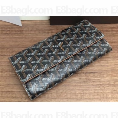 Goyard Varenne Long Flap Wallet Brown