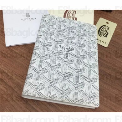 Goyard Grenelle Passport Holder Wallet White