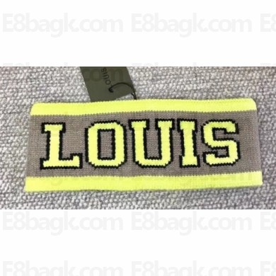 Louis Vuitton Wool Fluo Louis Headband MP2149 Yellow