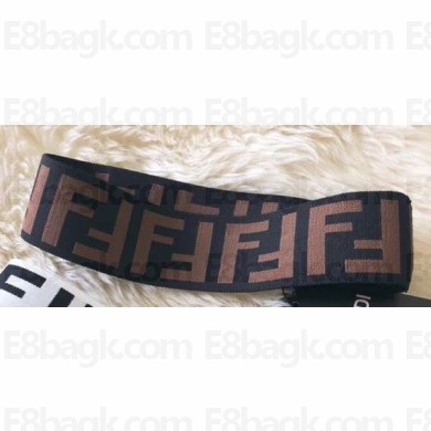 Fendi FF Headband Coffee