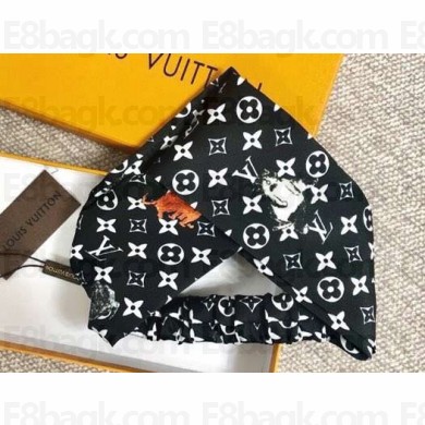 Louis Vuitton Catogram Headband Black